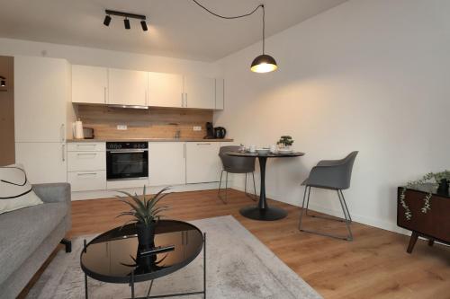 Konyha, helloYOU Apartments in Ingelheim am Rhein