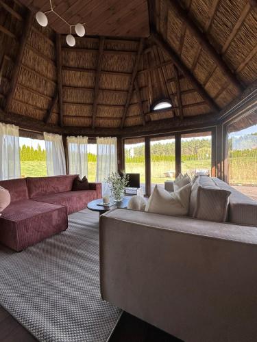 . Cabin by the pond