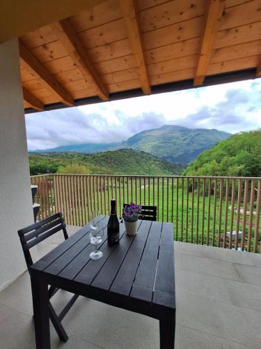 Erkély/terasz, Loft Panoramico Valle dei Laghi in Vezzano