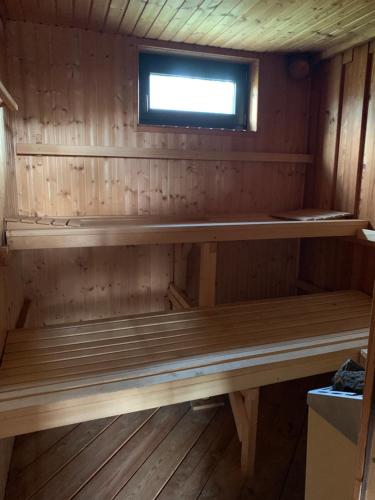 桑拿, Ferienhaus Forsthaus am Feuerbach in 德賴布呂克