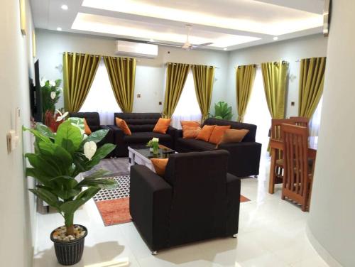Spacious 3BR Apartment in Adentan with City Views