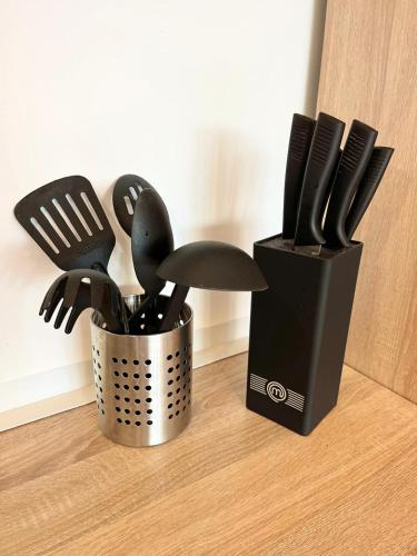 dapur, FREE Parking, Luxury Beds, Nespresso, Netflix in Wels