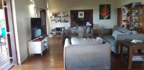 sala de TV, Monks Hill Villa in Falmouth