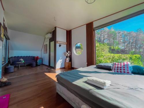 탐다오 (빈푹) BUNGALOW 2 -phòng săn mây vạn người mê (BUNGALOW 2 -phong san may van nguoi me) 3성급 싱글룸 전망