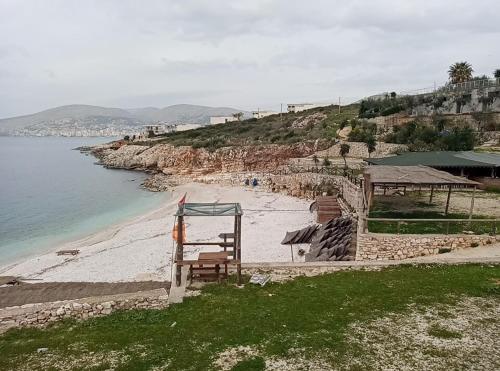 Classic One-Bedroom Apartment with King Bed room in Apartments Polonia Saranda