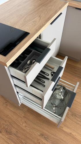 Cocina, Bluewave riverside Piešťany (Bluewave riverside Piestany) in Piestany