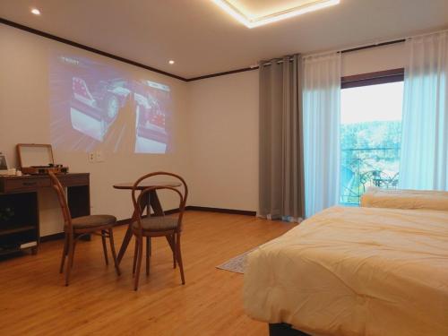 1 double bed