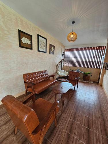 Shared lounge/TV area, Madugu Service Apartment near Payap University