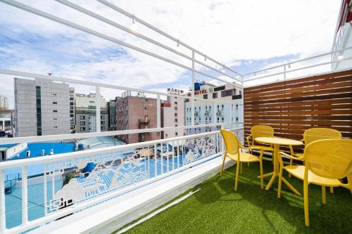 balkong/terrass, DongBaek Hotel Gohyeon in Gohyeon-dong