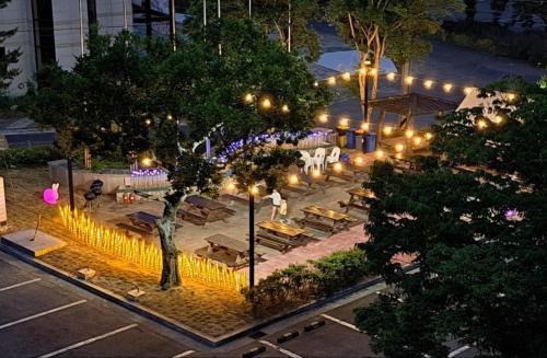 Restaurant, Kumho Hwasun Spa Resort in Hwasun-gun