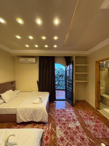 Scarab pyramids view