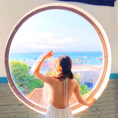 Double Room with Balcony room in Gió Home Nhon Ly