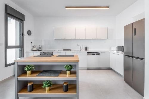 티베리아스 Hofesh Yehonatan Mordechai Garden Apt Pool 4성급 싱글룸 레스토랑