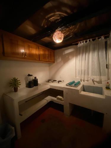 Cabin in front of the surf spot in Caleta De Campos