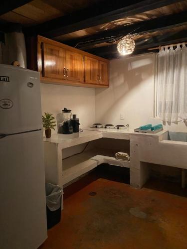 Cabin in front of the surf spot in Caleta De Campos