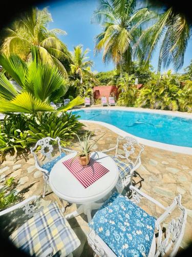 Swimming pool, Hermoso y unico chalet Duplex en Guarame, full equipo, con piscina privada y vistas a tan solo 2 min in Sabana de Guacuco