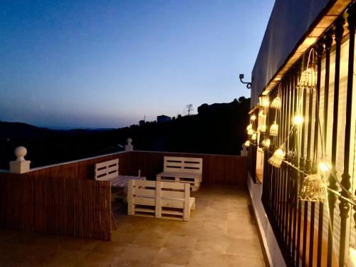 Balkons/terase, 3 bedroom holiday home Alcaucin with private pool and mountain view in Pilarejo