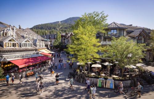 Granite Court 407 | Village Townhouse with Fireplace & Views of Blackcomb in Whistler, Canada