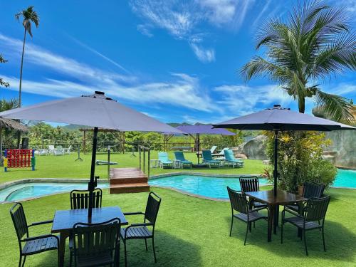 Basen, Palau Central Hotel in Koror Island