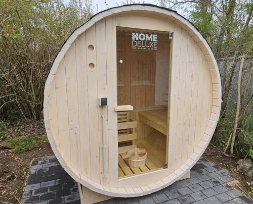 Sauna, Feriendomizil am Zeulenrodaer Meer in Zadelsdorf