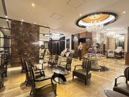 Lobby, Graces Hotels in Inzai