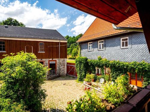 Viesnīcas āriene, Brückenhof Rohna (Bruckenhof Rohna) in Harth-Pollnitz