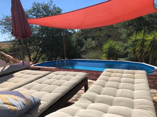 Peldbaseins, Monte Labarito - NatureVilla mit Pool in Montes da Estrada