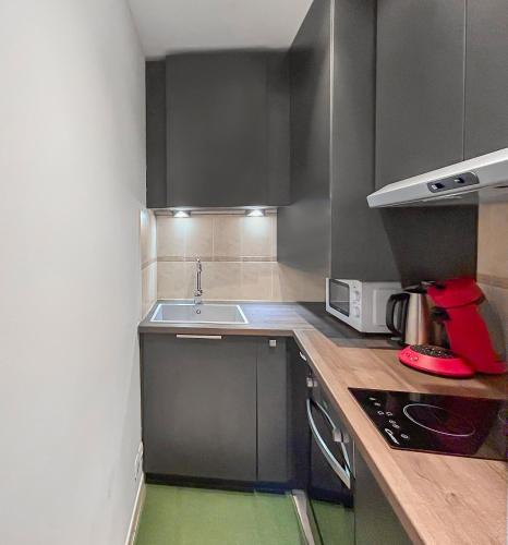 keuken, Le cocon d'Uzès I Elegance & serenité (Le cocon d'Uzes I Elegance & serenite) in Uzes