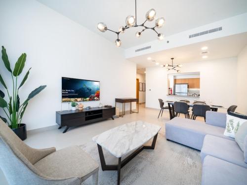 Modern Downtown 2 Bed plus Maids with Full Burj View, Dubái (foto 7)