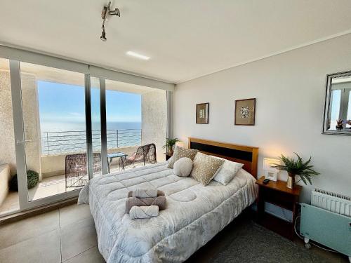 Estudio con Increíble vista al Mar