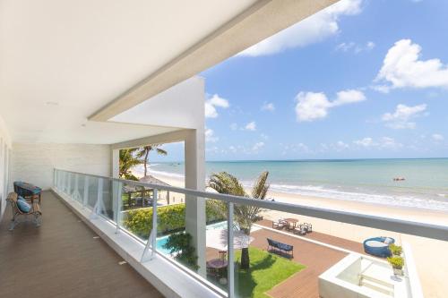 شرفة/ تراس, Mansão Oceano, Luxo em Porto Mirim by Carpediem (Mansao Oceano, Luxo em Porto Mirim by Carpediem) in واجهة ناتال المائية
