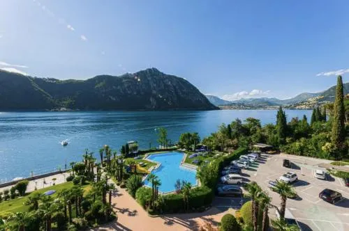Lugano Lac in Bissone, Schweiz