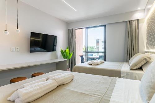 Malia Beach 216E - Studio com piscina em Muro Alto, Ipojuca