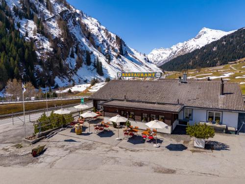 外部景觀, Gasthaus Rheinwaldstube in 斯普魯根