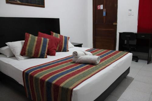 1 double bed
