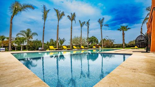 Jardín, Domaine Terra Cotta - Villa de luxe avec piscine sans vis-à-vis (Domaine Terra Cotta - Villa de luxe avec piscine sans vis-a-vis) in Bouznika