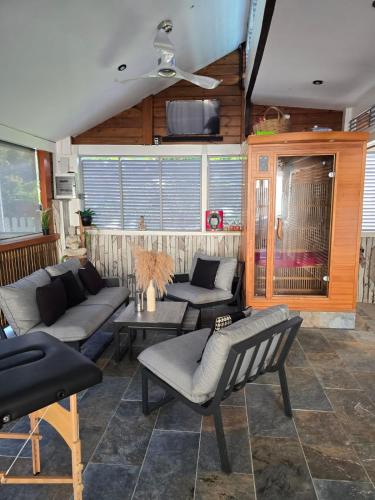 Sauna, Le Refuge Vert in Morne-A-l'Eau