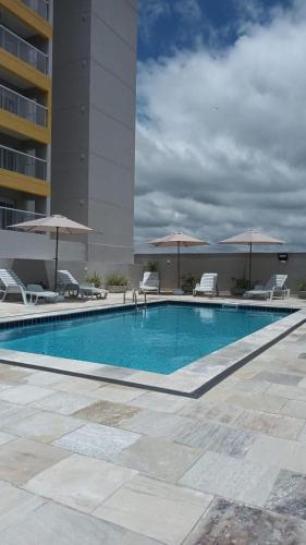 Studio luxuoso novo com ar condicionado e cozinha completa - Centro in Mogi Das Cruzes