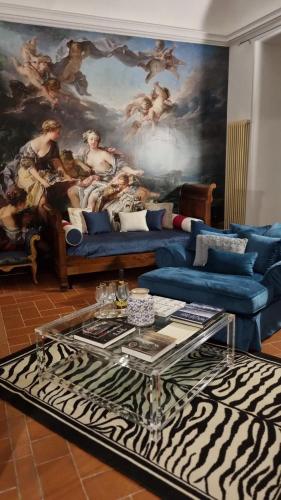 Bohemian Apartment - Como Center Double room and fireplace master suite