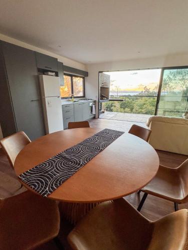 View of the lagoon and forest in Laguna del Sauce