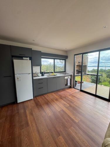 View of the lagoon and forest in Laguna del Sauce