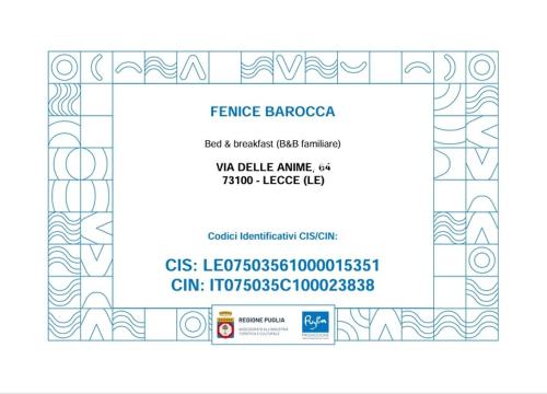 B&B Fenice Barocca – Lecce, OK
