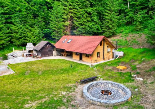 Viesnīcas āriene, Zeleni raj Green Paradise House in Gradenc