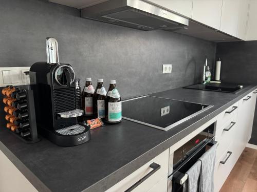 virtuve, Ferienwohnung Pfälzer Auszeit (Ferienwohnung Pfalzer Auszeit) in Ilbesheim bei Landau in der Pfalz