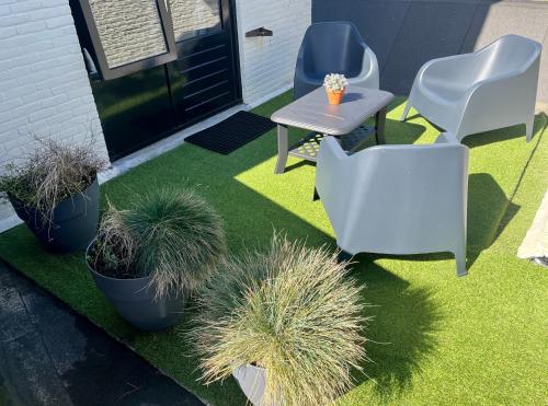 Garden, Glucklich am Meer Meerblick mit Wellnesszugang in Egmond aan Zee