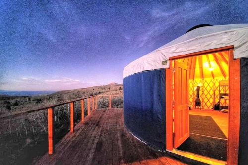 Pet-Friendly Yurt for an Off-the-Grid Getaway near Hyrum, Utah in Eden (UT)