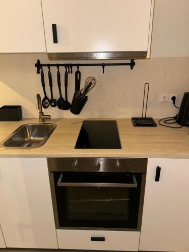 Kitchen, City apartment near downtown 2 in Gries