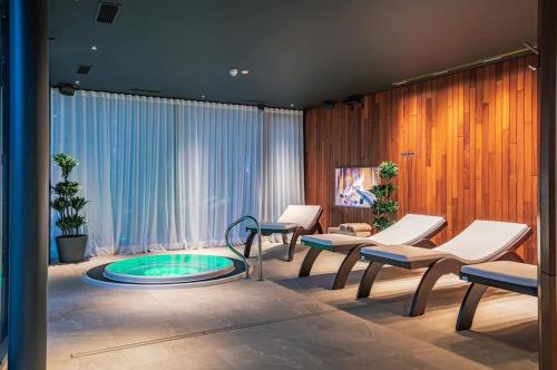 Kolam renang, Seaside apartment Albatross, spa and pool in Engure