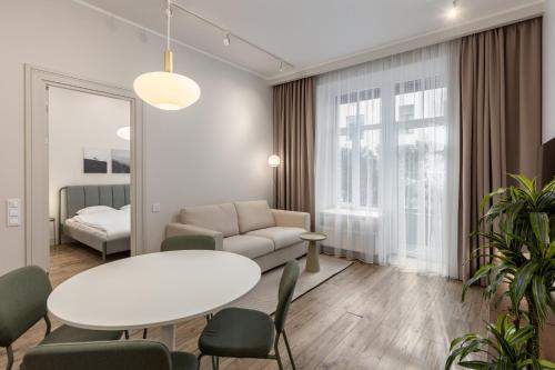 Art Noveau Quarter apartment with Patio