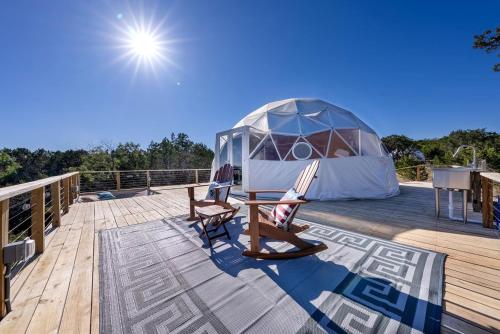Luxurious Dome for Unforgettable Stays in Burnet, Texas in 伯尼特